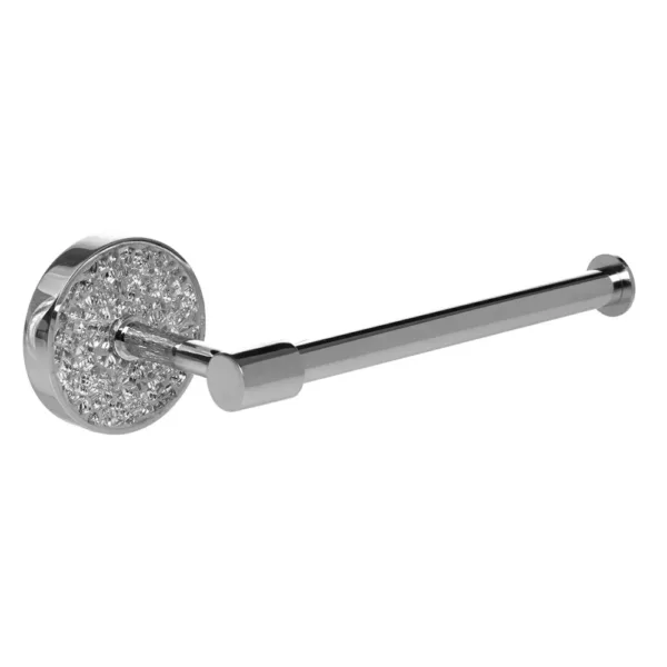 Silver Mosaic Toilet Roll Holder