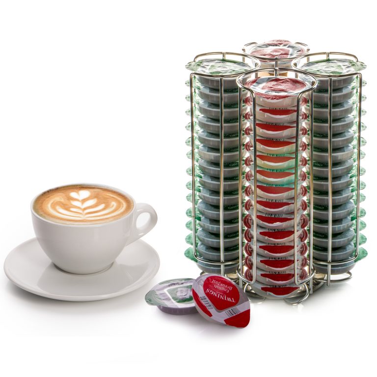 Tassimo Pod Stand 56pc Rotating Tower Home Treats UK