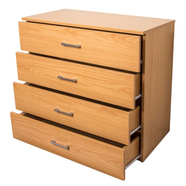 Chest of 4 drawers Beech wooden