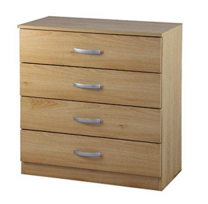 Beech Chest of 4 Drawers,
