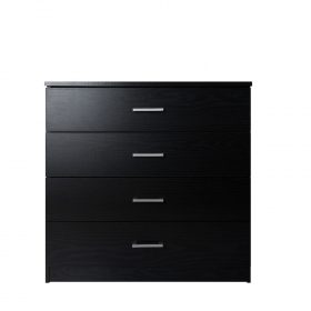 black chest of 4 drawers