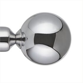 Crystal Curtain Pole - Extendable metal poles - Chrome