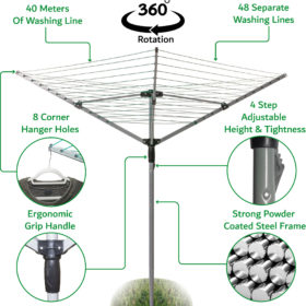 Rotary Airer Washing Line