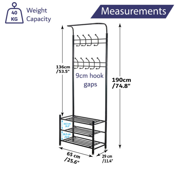 Coat Rack Measurements