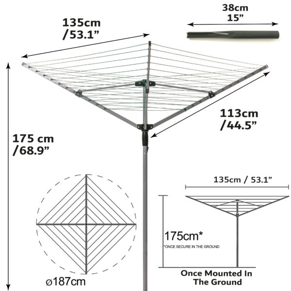 Rotary Airer Clothes Line