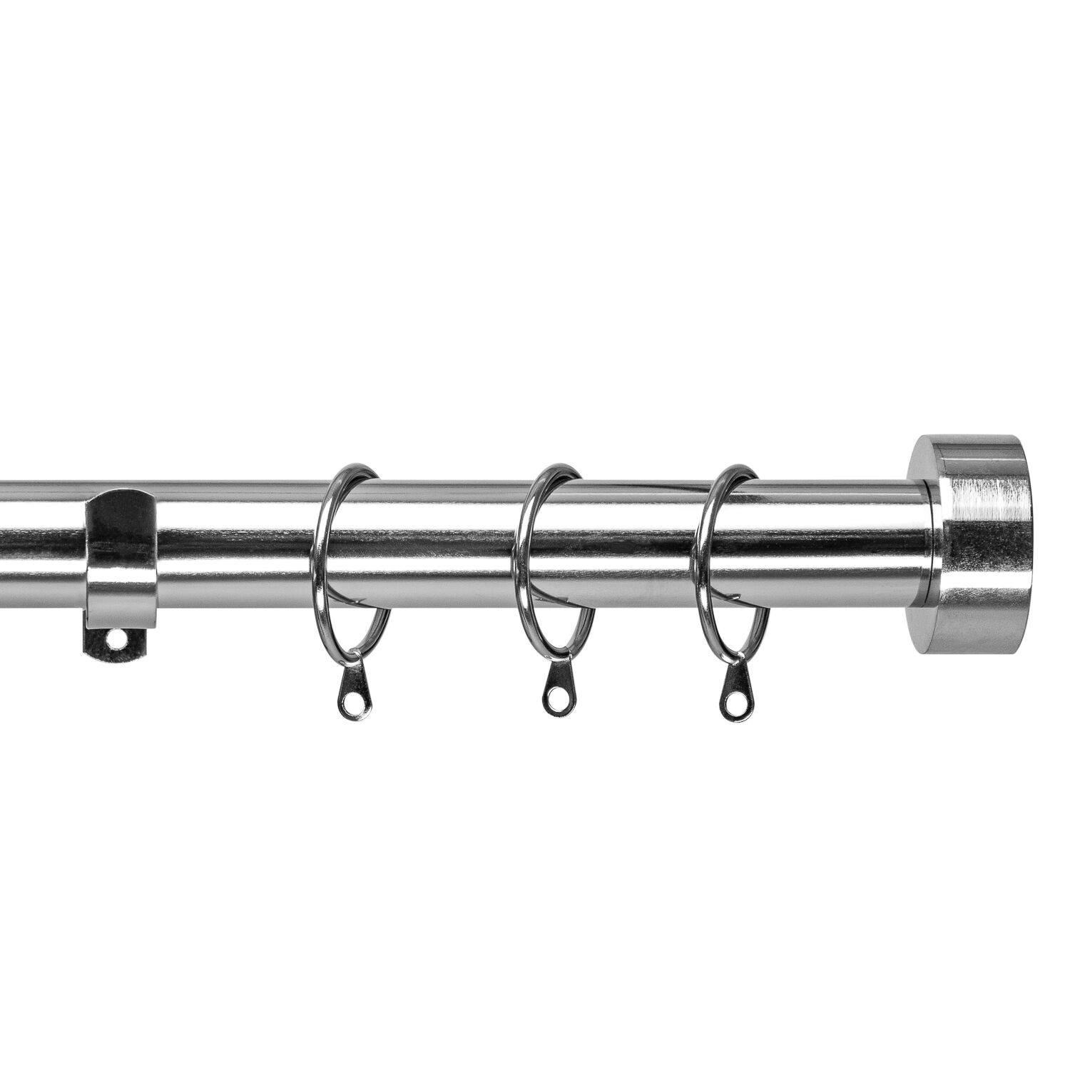 Mosaic Extendable Metal Curtain Rail 28mm Poles Includes Finials Rings Fittings 