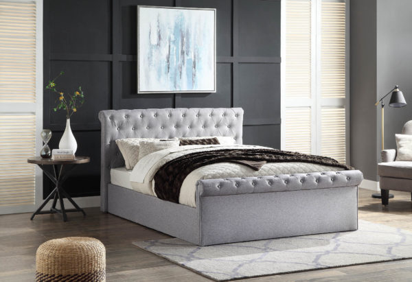 Sleigh Bed with strorage