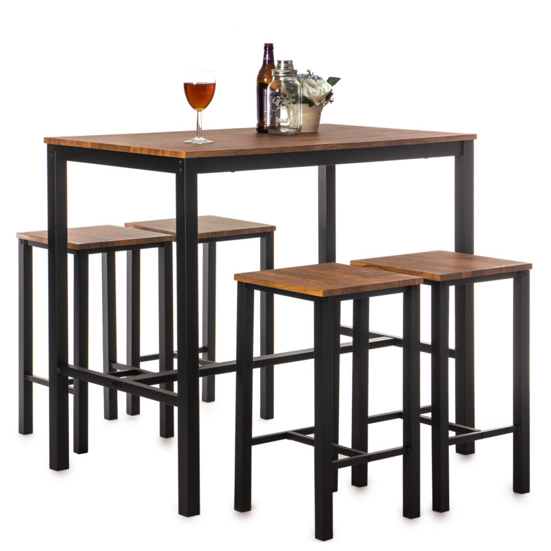 Metal And Wood Table and Stool Set's. Folding Or Non Folding Home