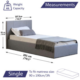 Storage Bed Frame Sizing