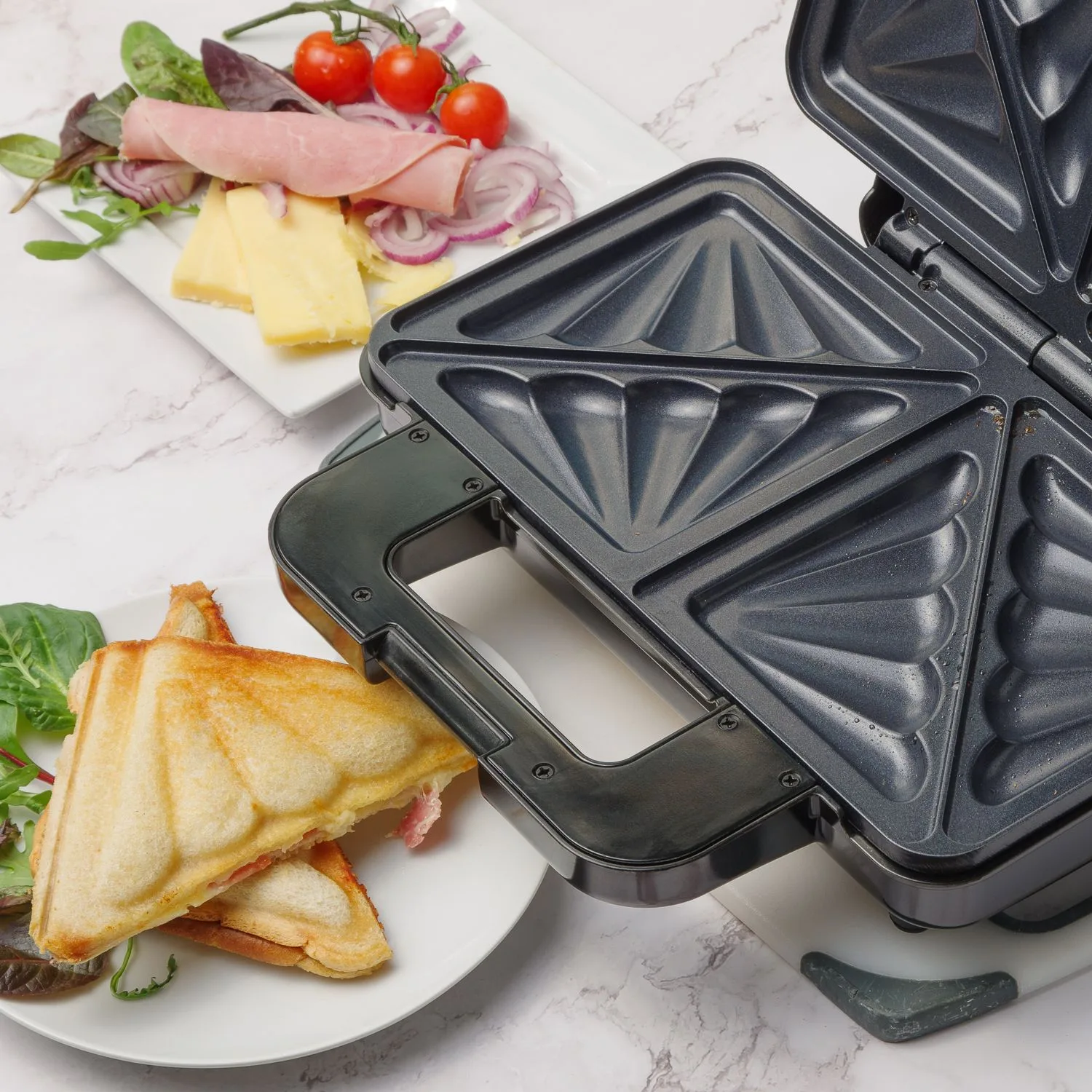 Double Deep Fill Toastie Maker / Sandwich Toaster - Home Treats UK