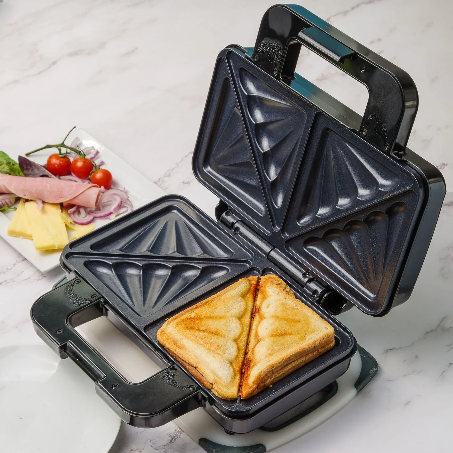 Double Deep Fill Toastie Maker / Sandwich Toaster - Home Treats UK