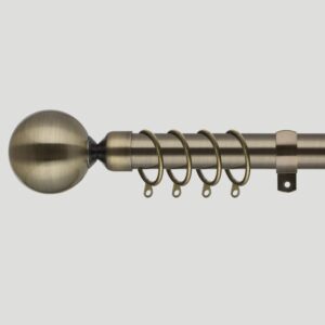 Curtain Pole - Extendable metal poles - Antique Brass