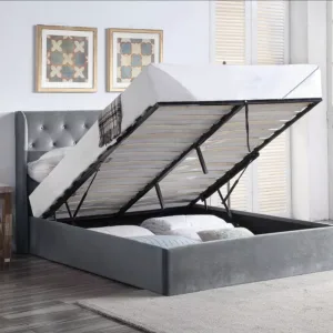 Ottoman Storage Bed Velvet