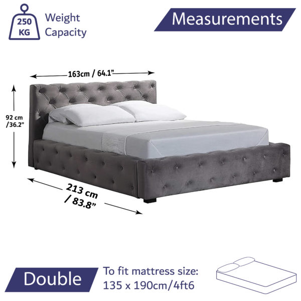 Double bed Studded Sizing