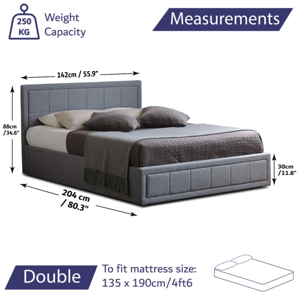 Side Lift Double Bed Dimensions