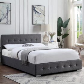 Storage Ottoman Bed Dark Grey