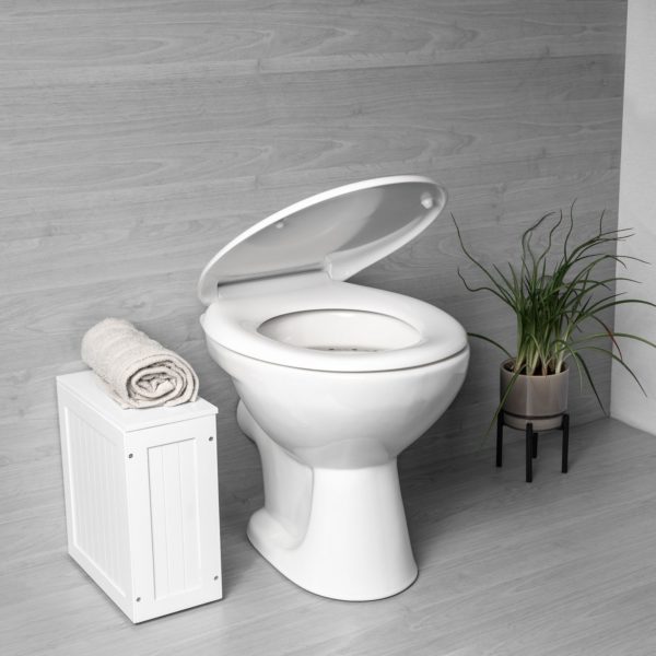 White Soft Close with Easy Release for Quick Clean Toilet Seat