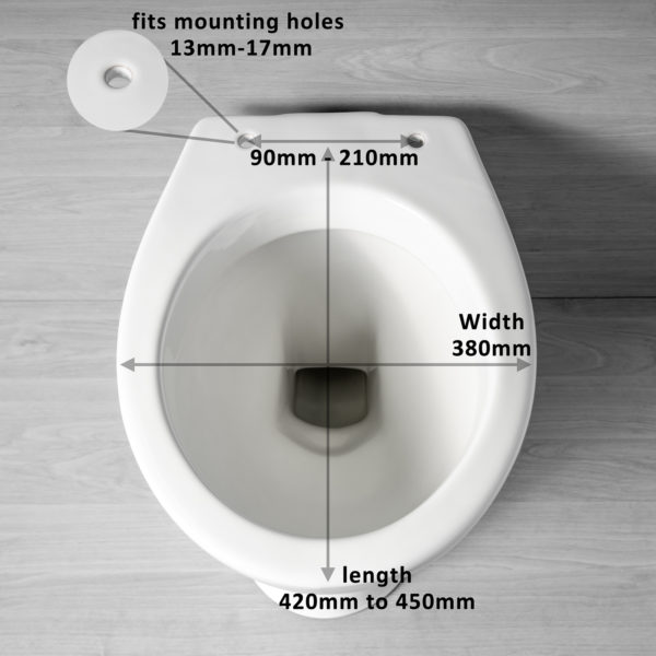 Toilet Seat Dimensions