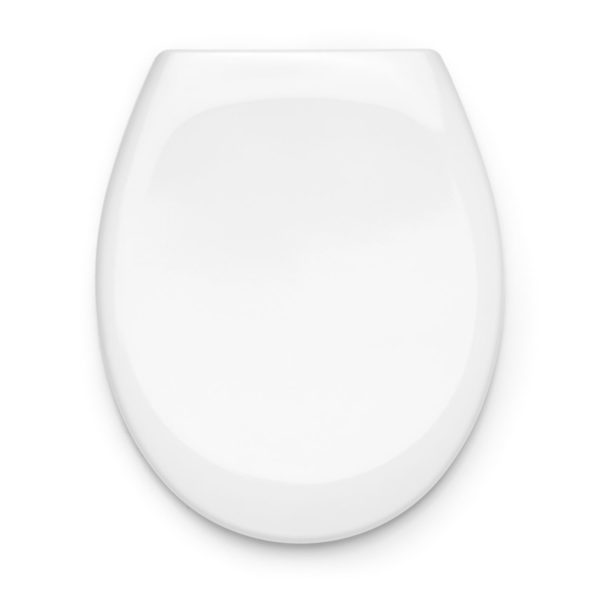 White Anti-Bacterial Toilet Seat