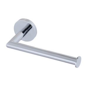 Stainless Steel Toilet Roll Holder with Round Finish