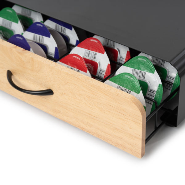 Wood Fronted Drawer holding up to 64 Coffee Pods