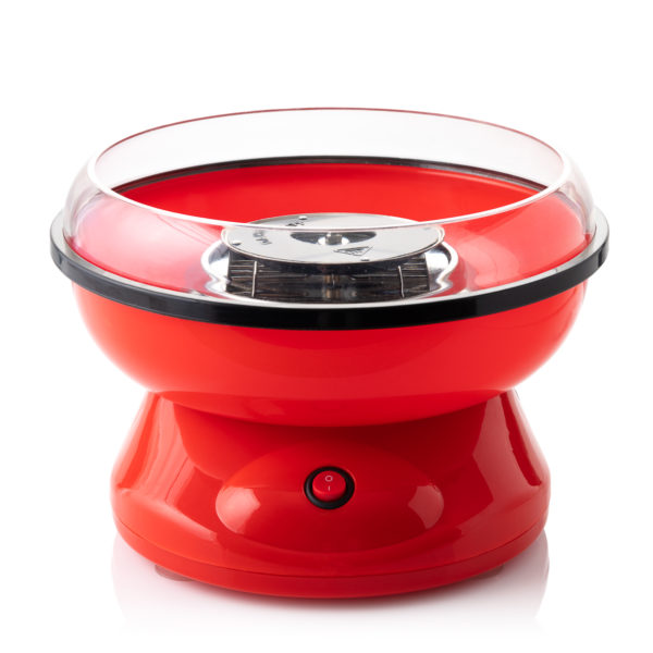 Electric Candy Floss Maker in Red with Non Stick Plates