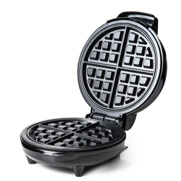 Non-Stick Waffle Maker with Black Cooking Plates