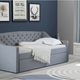 trundle day bed grey
