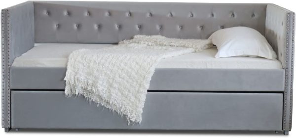 trundle sofa bed grey