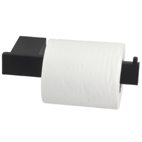 Toilet Roll Holder Stainless Steel Wall Mounted Black - Home Treats UK