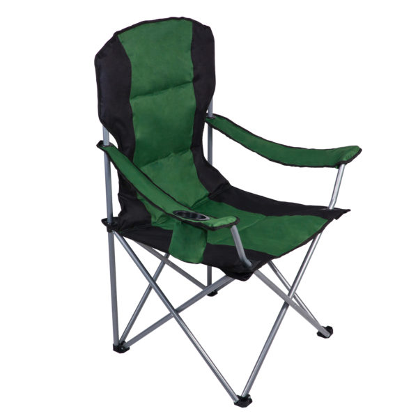 Padded Green Camping Chair
