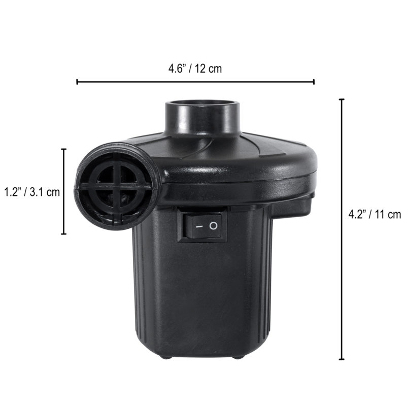 Electric Air Pump Fast Inflate & Deflate Air Pump With 3 Nozzles Home