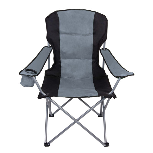 Grey Padded Camping Chair