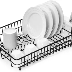 Dish drainer rack black