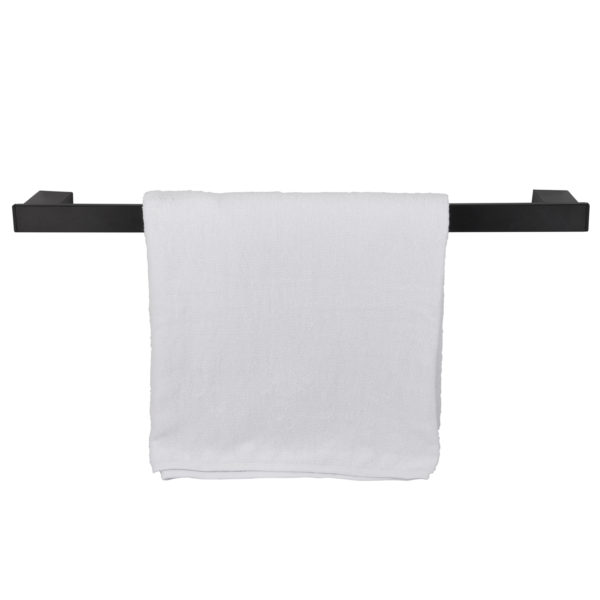 Black towel bar 24 inch