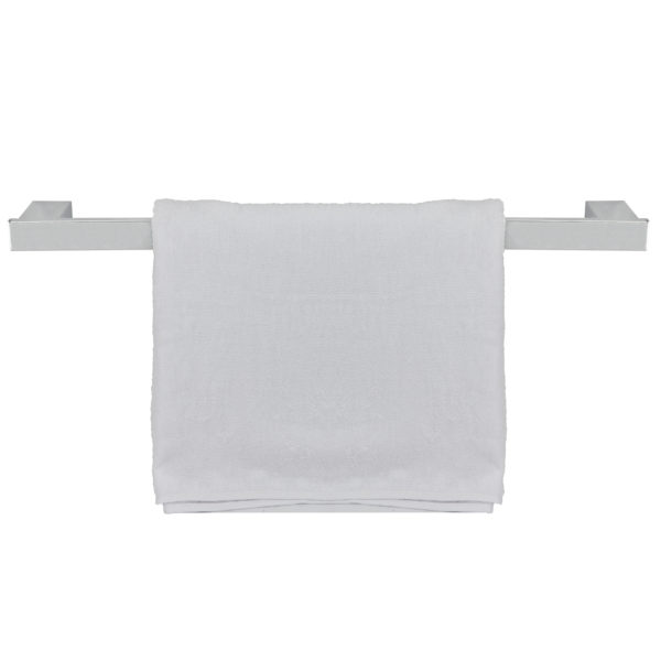 Towel bar chrome minimalist