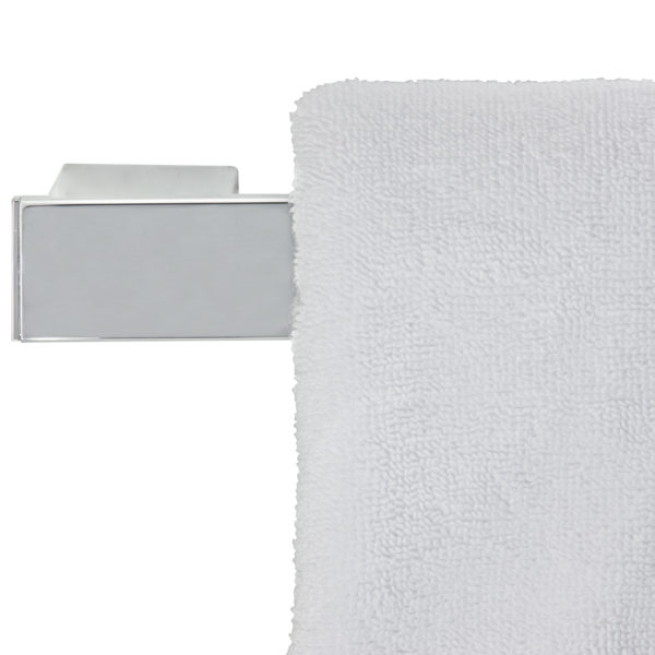 Towel bar chrome minimalist