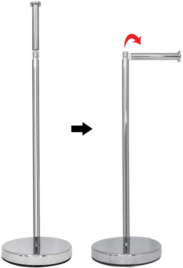 Freestanding Toilet Roll Holder