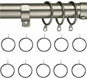 curtain pole rings 10 pack