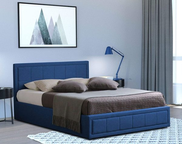 Blue Ottoman Bed Frame