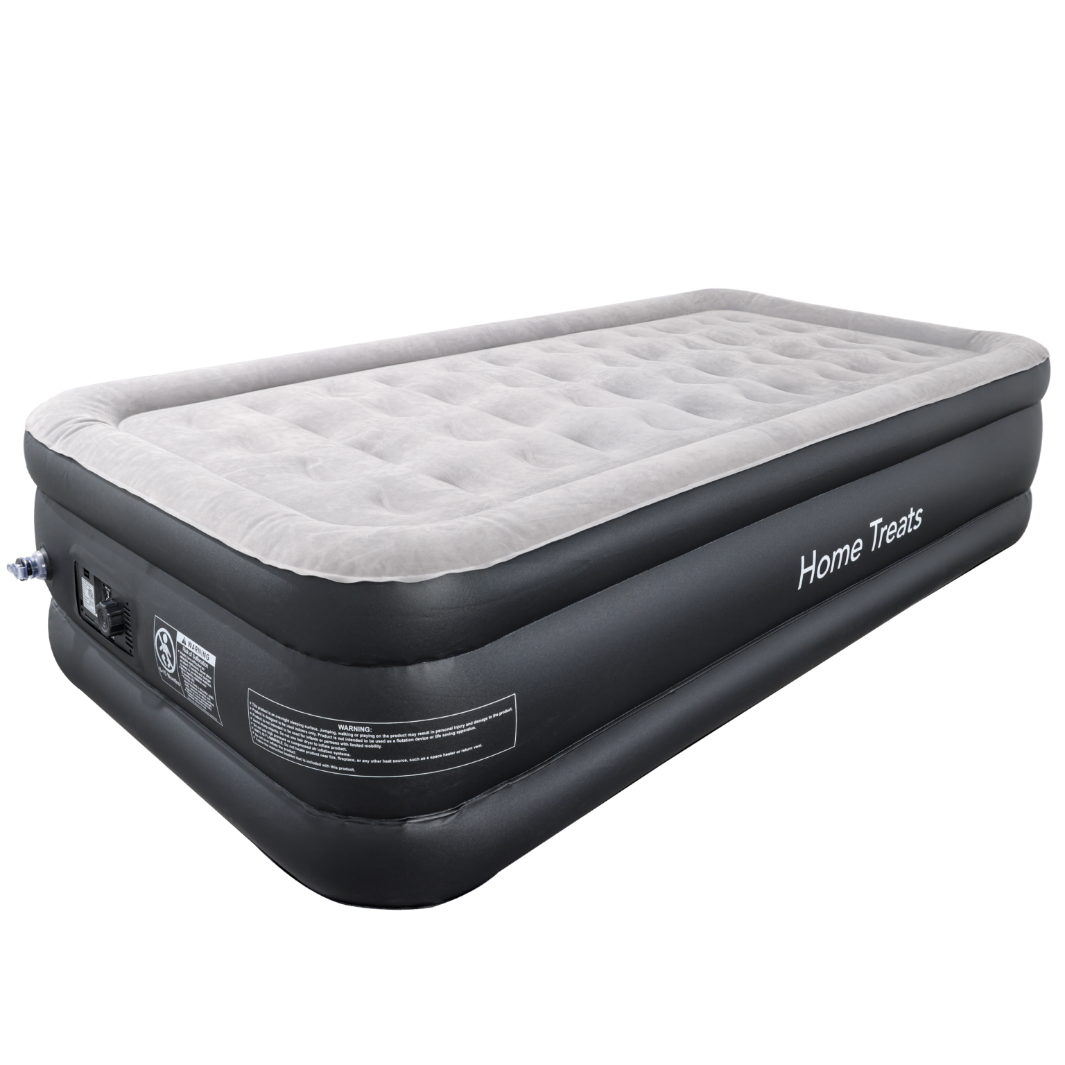 Single Inflatable Air Bed With Built In Pump - Home Treats UK