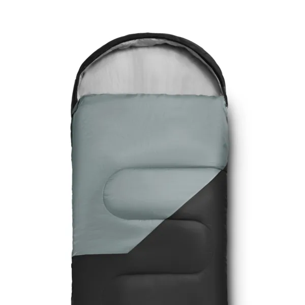 sleeping bag black grey