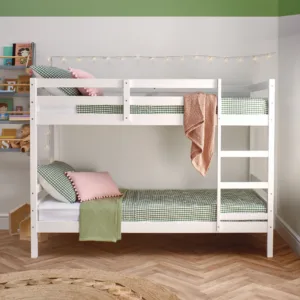 Wooden bunk bed single