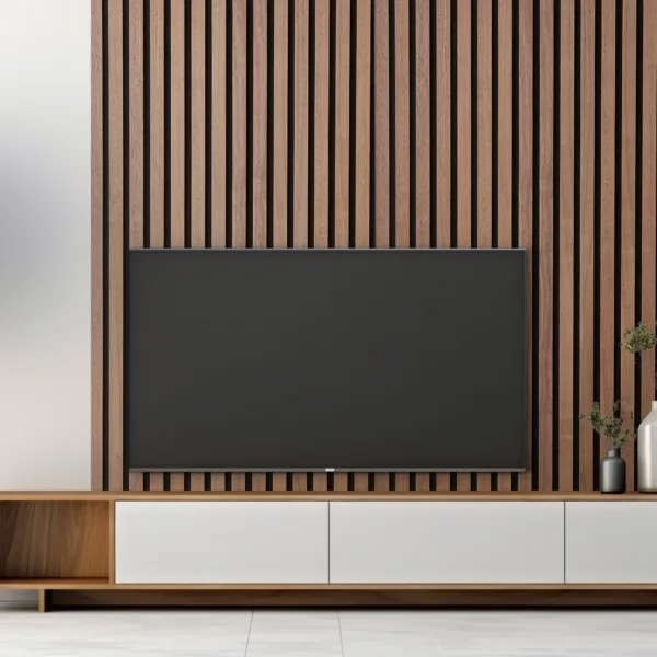 living room wall panel ideas with TV