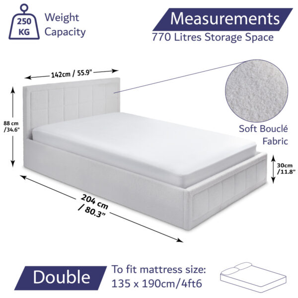 Double Ottoman Bed Measurements