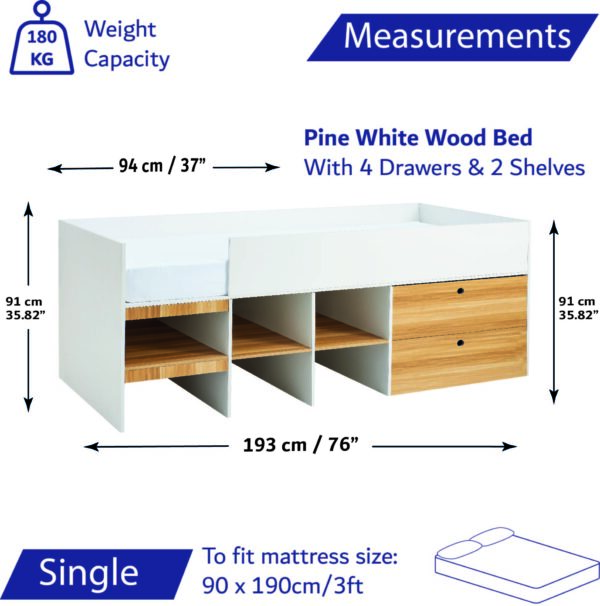 Mid Sleeper size guide