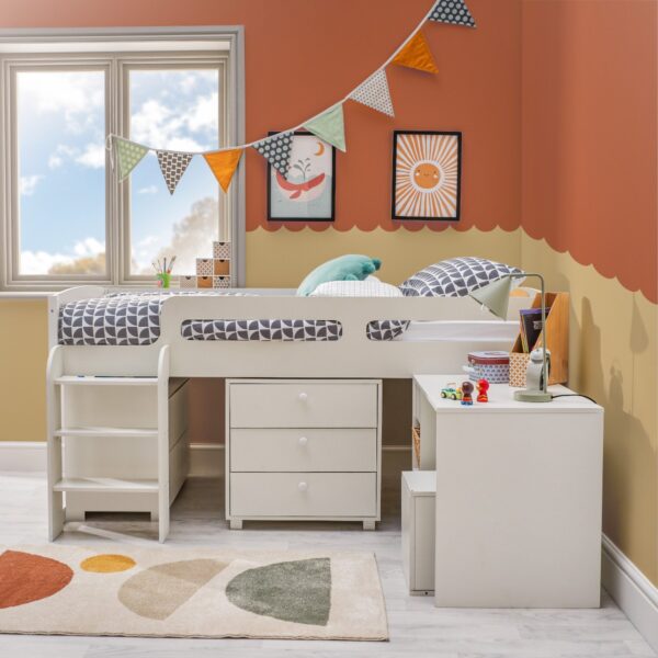 high sleepr kids storage bed