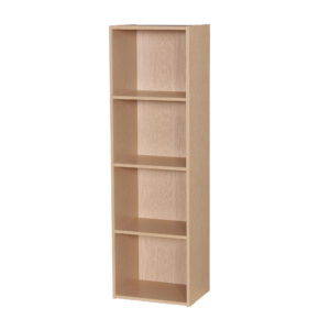 4 tier cube bookshelf beech