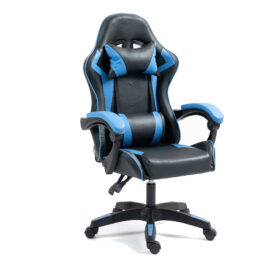 comfortable Gaming Chair Blue Recliner