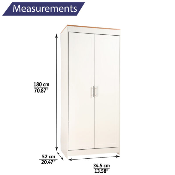 Size Guide for Wardrobe clothes storage organiser